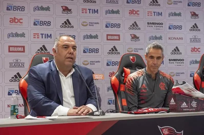 Marcos Braz e Paulo Sousa