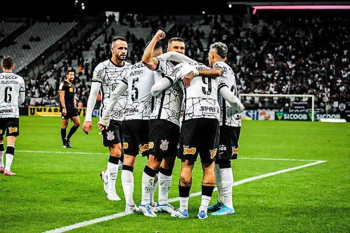 Corinthians x Avaí - Comemoração Corinthians