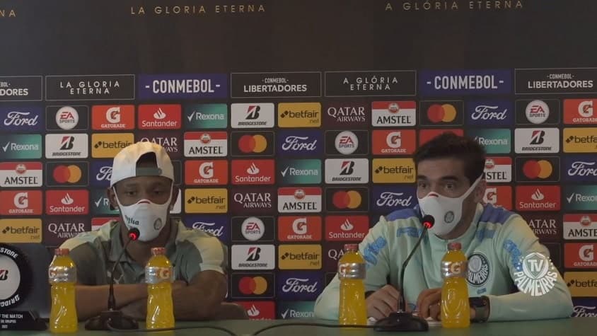 Danilo e Abel Ferreira - Coletiva Palmeiras