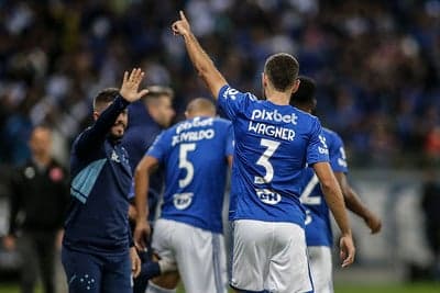 Cruzeiro x Vila Nova-GO - comemoração Cruzeiro