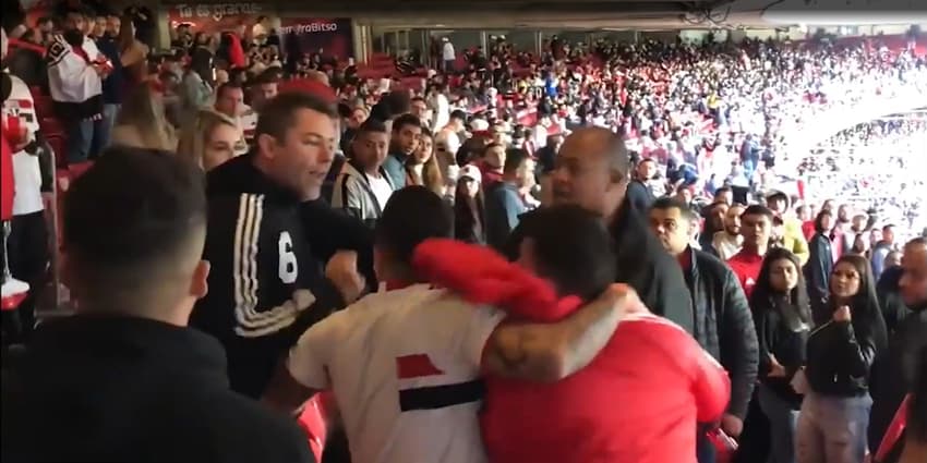 Briga torcida São Paulo Morumbi em clássico com Corinthians