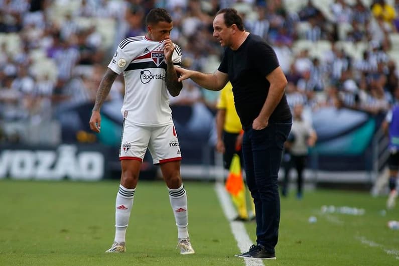 Rogério Ceni e Diego Costa - Ceará x São Paulo - Brasileirão