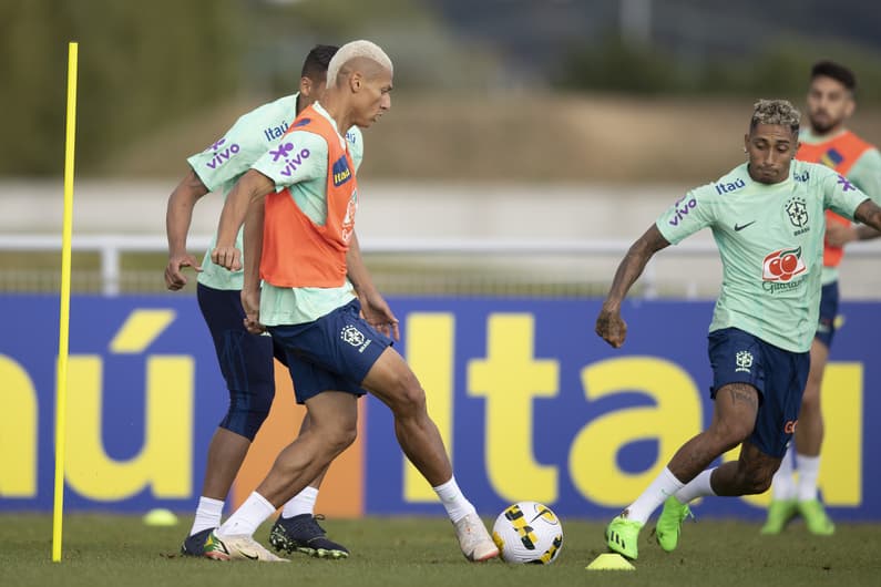 Treino da Seleção Brasileira em Le Havre - 19/09/2022