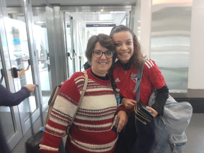 torcida São Paulo avião Córdoba