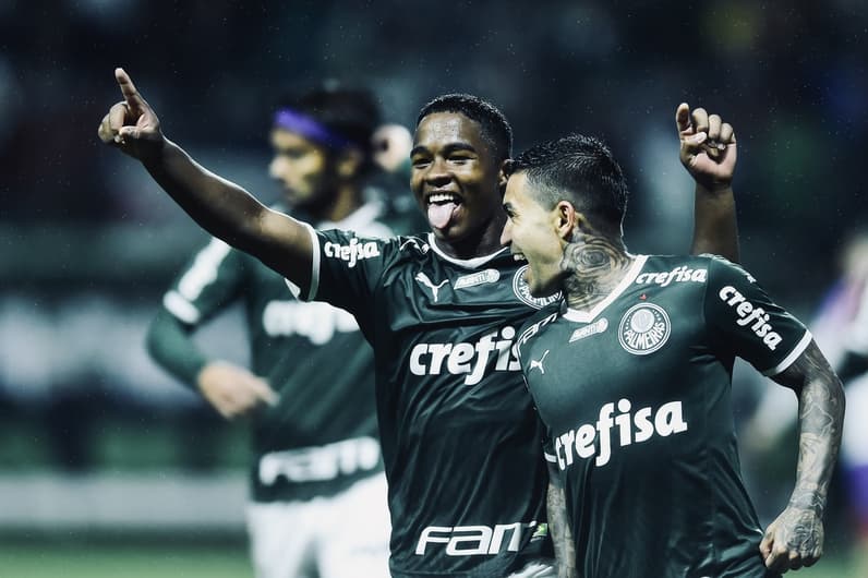 Palmeiras x Fortaleza - Endrick e Dudu