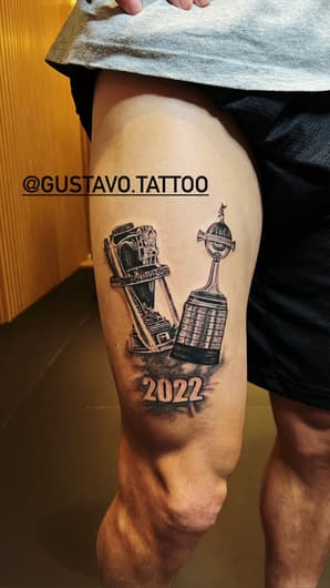 Tatuagem Ayrton Lucas