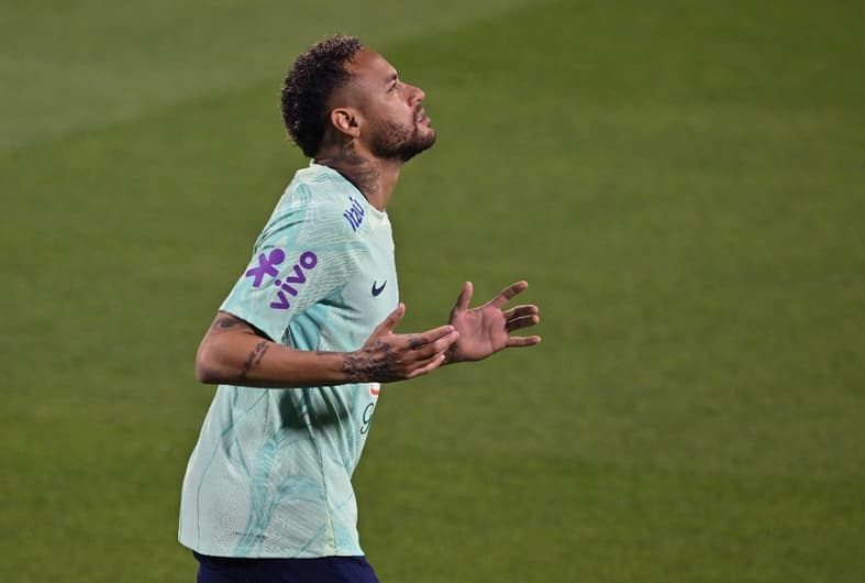 Neymar treino Seleção Brasileira