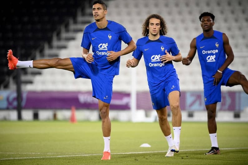 Varane, Guendouzi e Tchouameni - França