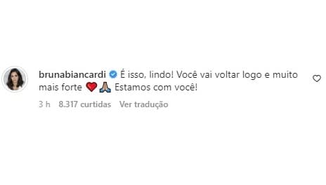 Comentário de Bruna Biancardi