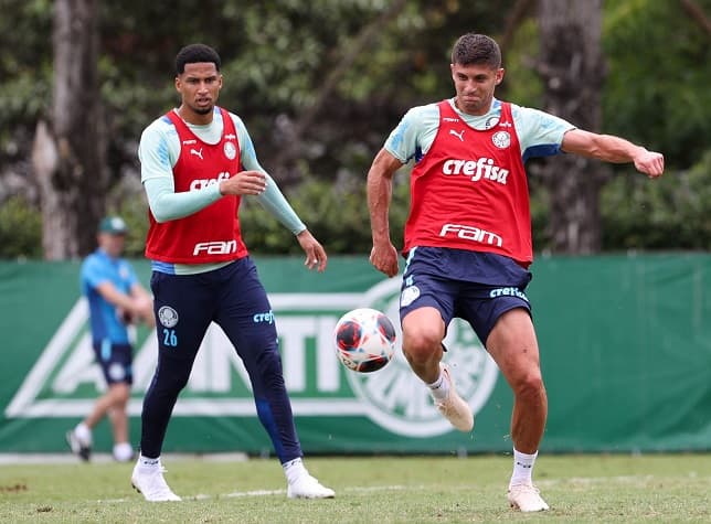 Murilo e Kuscevic - Treino Palmeiras