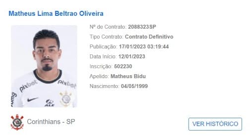 Matheus Bidu BID