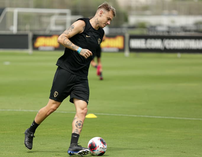 Róger Guedes - Treino Corinthians