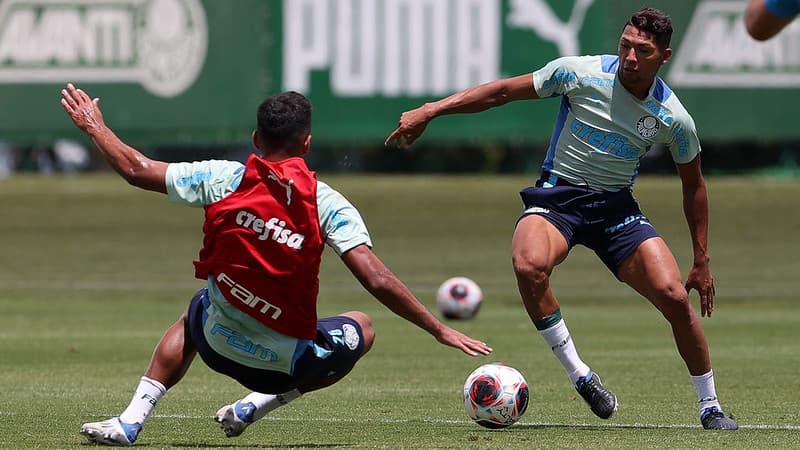 Treino Palmeiras Rony Menino