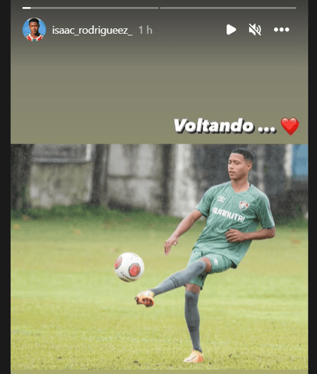 Isaac - Fluminense - Instagram