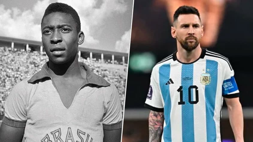 Pelé e Messi