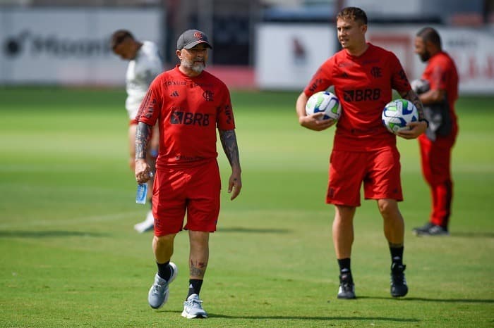 Sampaoli Treino Flamengo