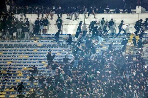 Raja Casablanca x Al Ahly - briga na semifinal da Champions da África