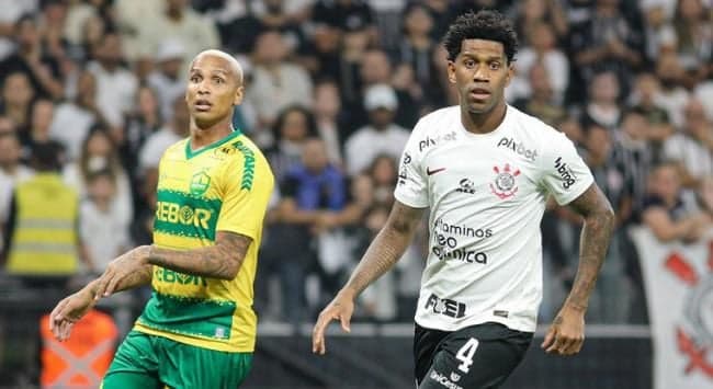 Deyverson marcou o gol do Cuiabá contra o Corinthians no primeiro turno do Brasileirão