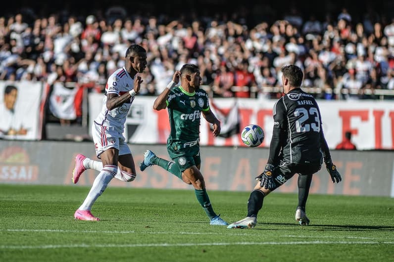 Partida entre Sao Paulo x Palmeiras, valido pelo Brasileirão