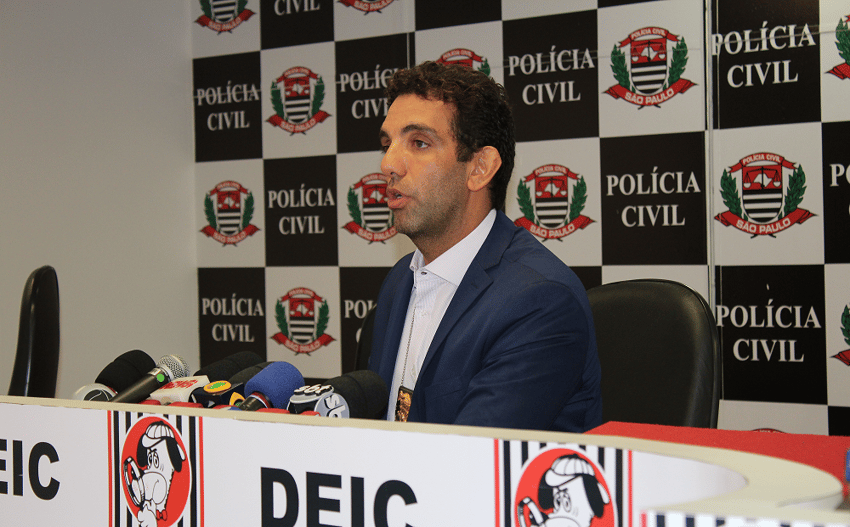 César Saad, titular da Delegacia de Repressão aos Delitos do Esporte em São Paulo