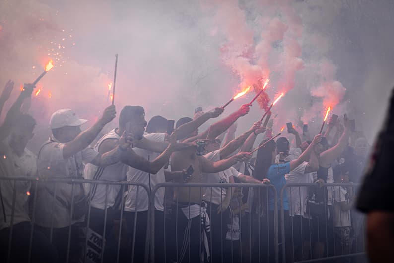 Festa da torcida do Santos