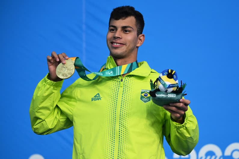 SWIMMING-PANAM-2023-SANTIAGO-PODIUM