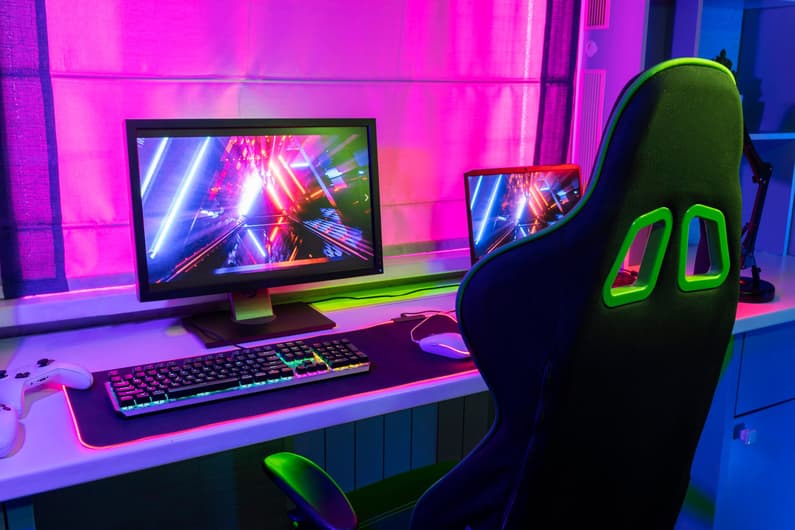 setup com notebook gamer