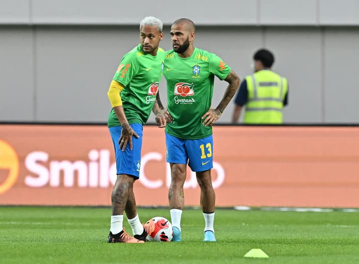 Neymar e Dani Alves