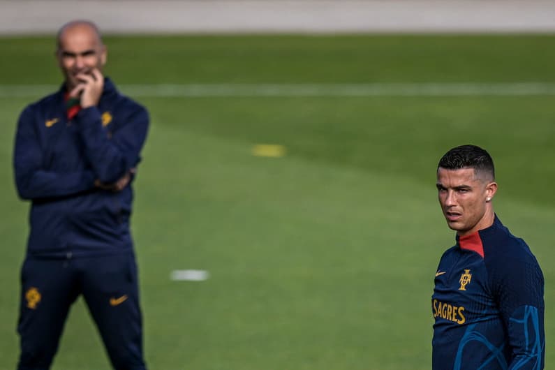 Roberto Martínez e Cristiano Ronaldo - Portugal