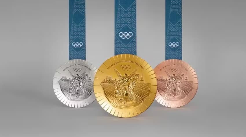 Medalhas Paris 2024 – trás