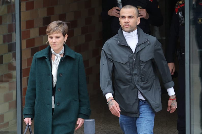 Daniel Alves e Inés Guardiola