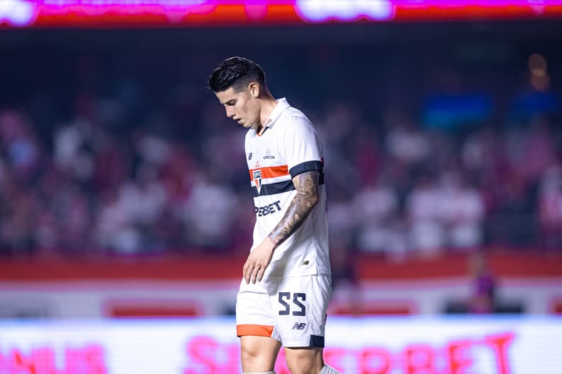 BRASILEIRO A 2024, SÃO PAULO X FORTALEZA - James Rodríguez