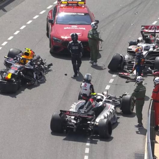 Acidente Sergio Pérez - GP de Mônaco