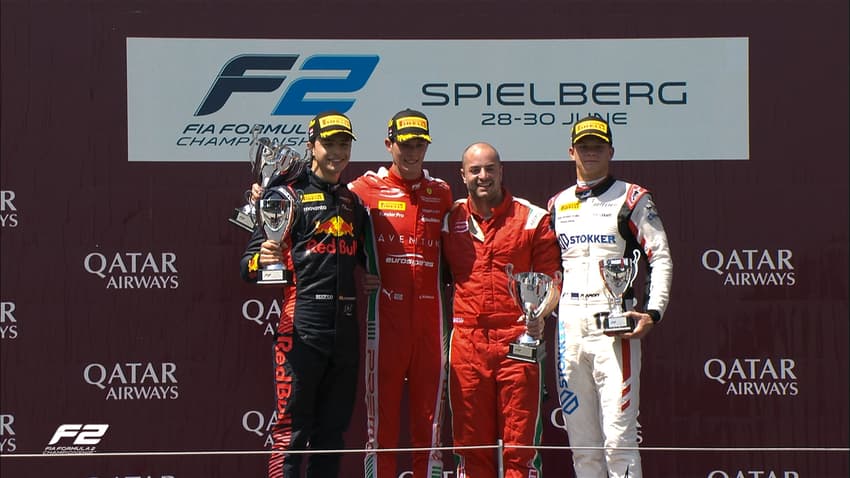 f2 austria podio