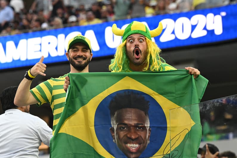 Seleção Brasileira é o destaque dos jogos de hoje. Foto: Patrick T. Fallon / AFP