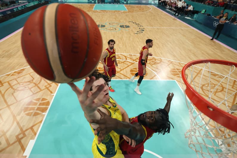 BASKETBALL-OLY-PARIS-2024-AUS-ESP