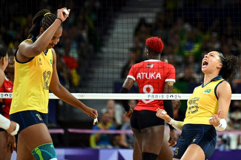 VOLLEYBALL-OLY-PARIS-2024-BRA-KEN