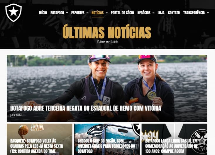 Site Botafogo