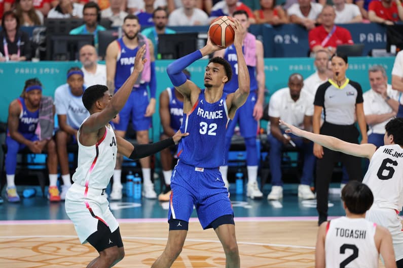 Wembanyama - Olimpíadas de Paris - Basquete França 