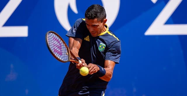 Thiago Monteiro em Paris (Foto: André Gemmer)