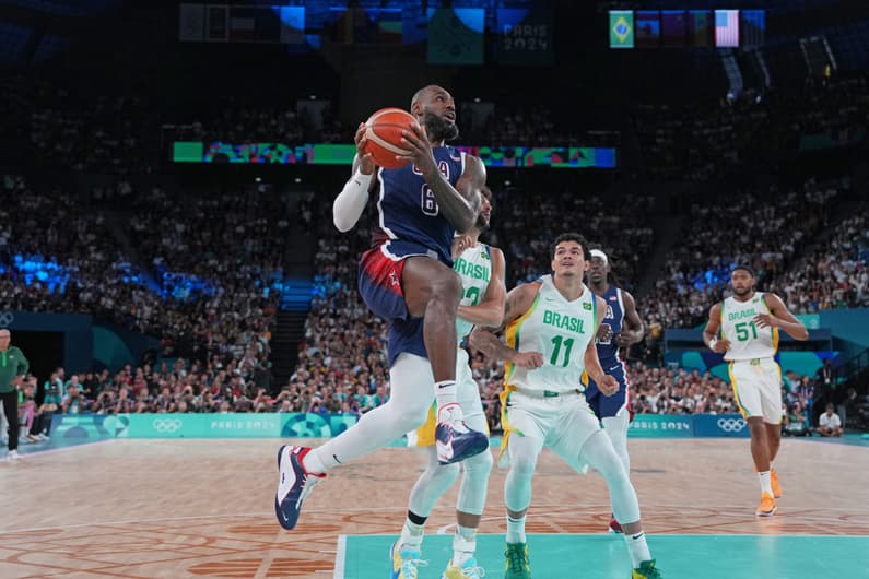 2024 Olympics &#8211; Men&#8217;s Basketball: Brazil v USA