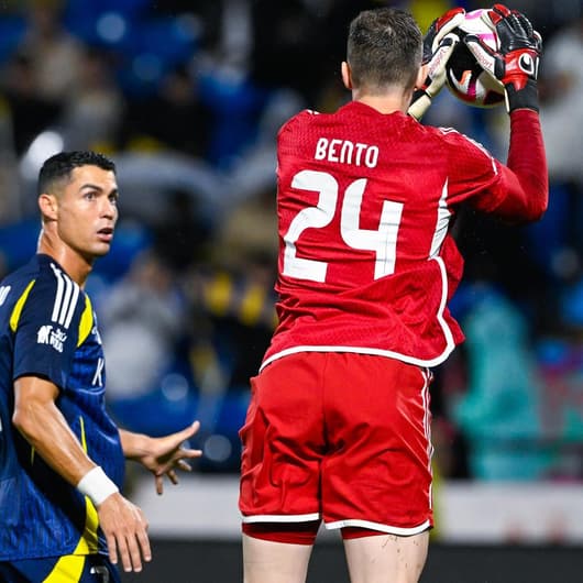 Cristiano Ronaldo e Bento estreiam nesta quinta-feira pelo Sauditão. (Foto: Reprodução)