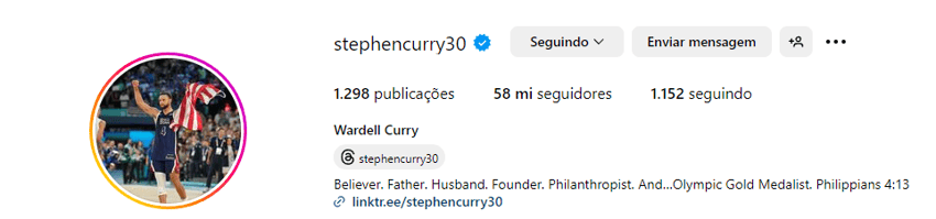 Bio de Stephen Curry