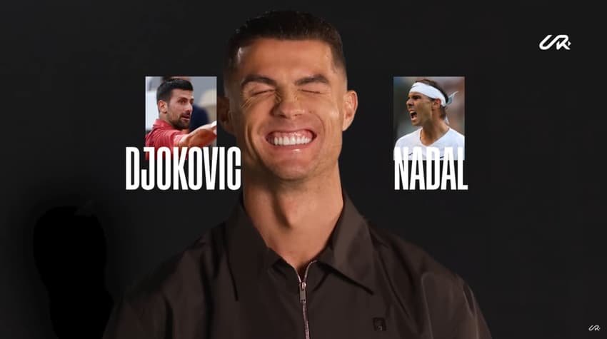 Cristiano Ronaldo youtuber - Djokovic x Nadal