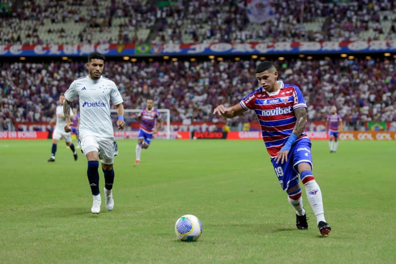 Cruzeiro e Fortaleza se enfrentam pela vigésima primeira rodada do Brasileirão. Foto: Lucas Emanuel/AGIF