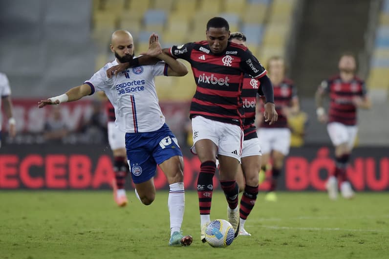 Em jogo hoje, Flamengo e Bahia se enfrentam pelo primeiro jogo das quartas de final da Copa do Brasil. Foto: Alexandre Loureiro/AGIF