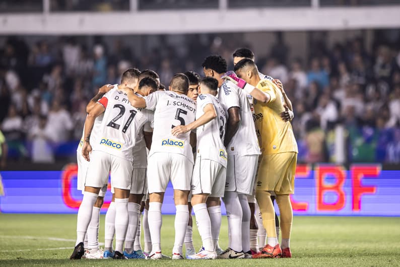 Santos volta a campo nessa sexta-feira em busca de manter a liderança na Série B. Foto: Abner Dourado/AGIF