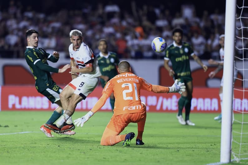 Em jogo hoje, Palmeiras e São Paulo fazem clássico pela vigésima terceira rodada do Brasileirão. Foto: Marcello Zambrana/AGIF