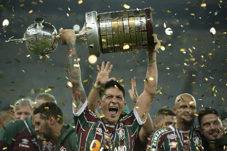 O Fluminense conquistou a Libertadores pela primeira vez em 2023. Foto: Jorge Rodrigues/AGIF