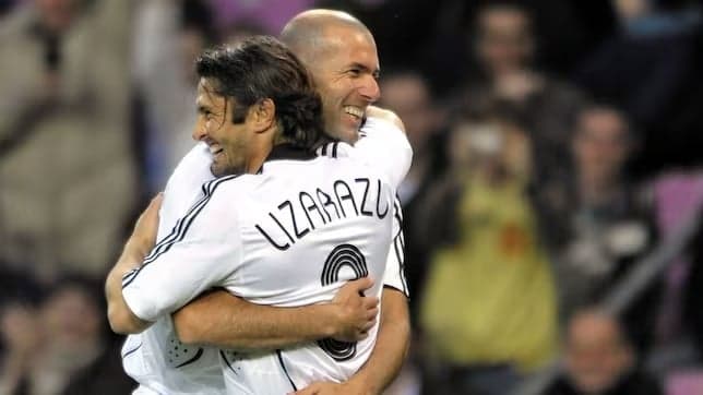 Lizarazu e Zidane